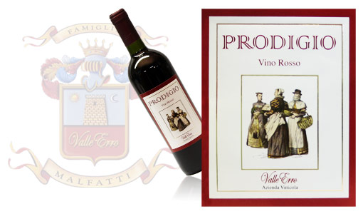 Prodigio Rosso Vino da Tavola Valle Erro Winery